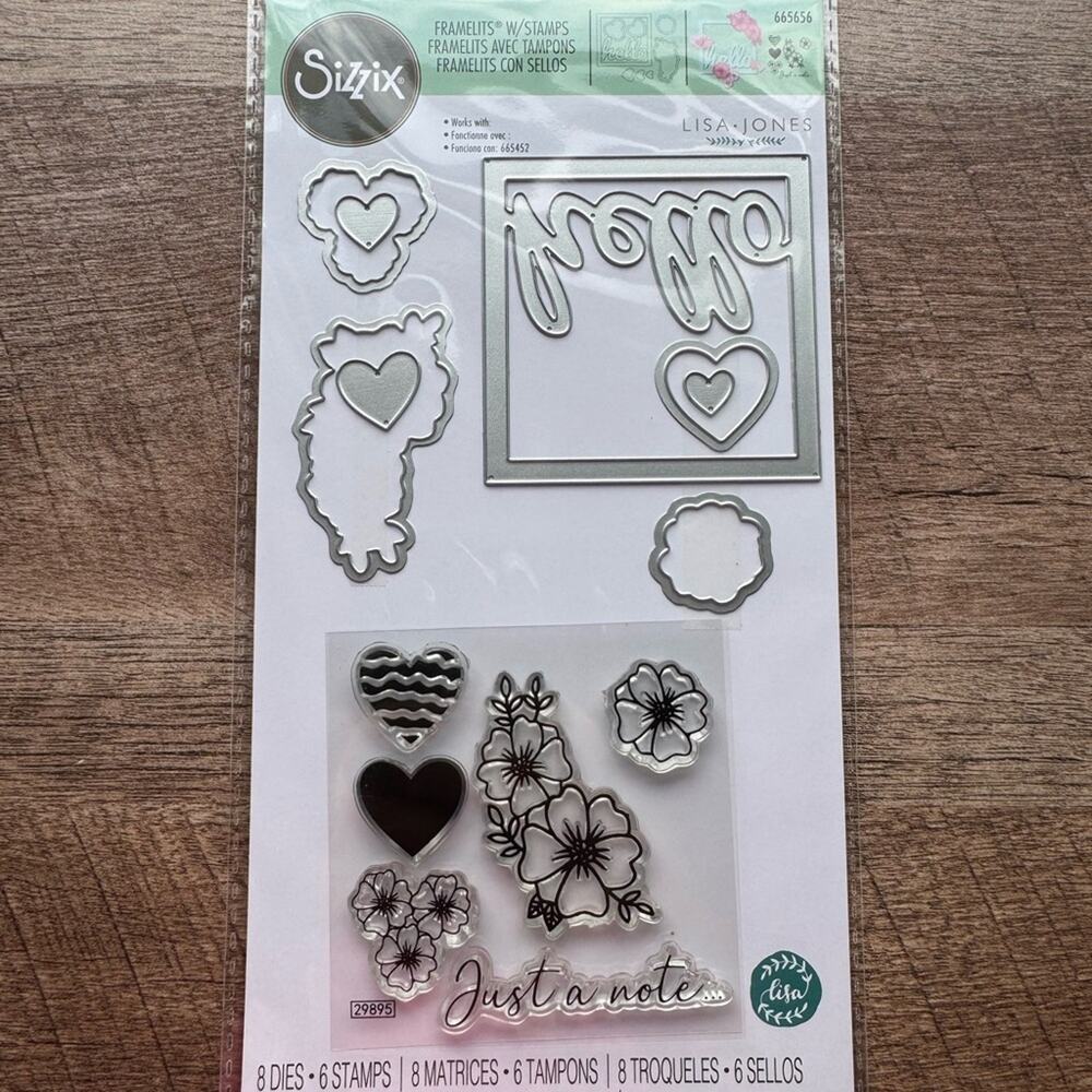 Sizzix Floral Hellos Framelits with Stamps